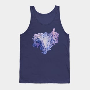 Angry Uterus And Its Middle Finger Tank Top